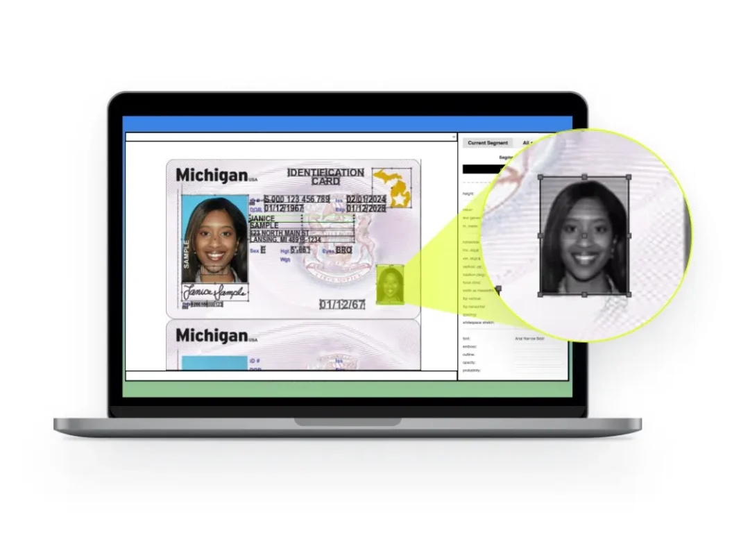 Laptop displaying personal documents for model training.
