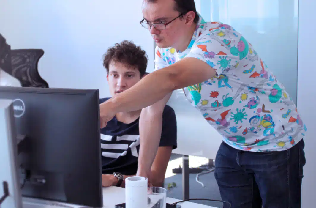 Productive atmosphere among developers.