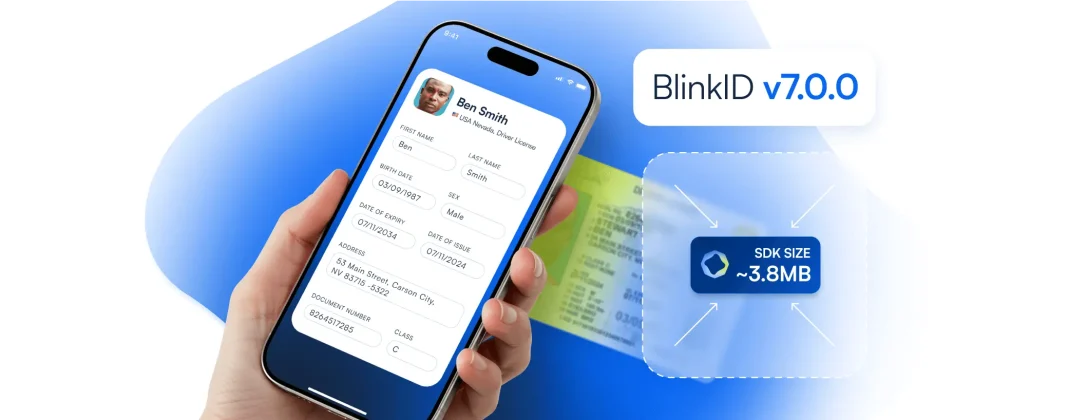 BlinkID v7 release: Major update features reduced SDK size and easier UI customization
